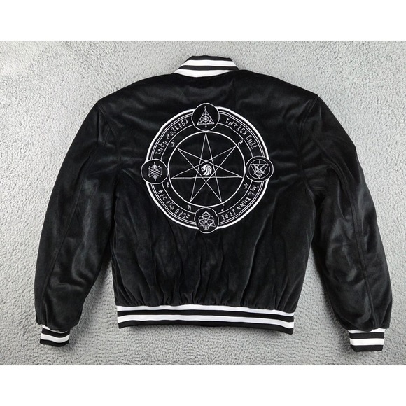 Seven Lions Black Logo Jacket Adult Medium Black White - Picture 2 of 10